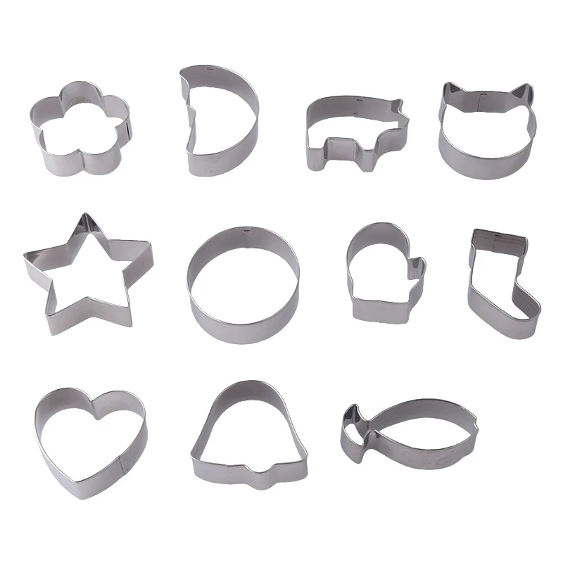 Baking Moulds Stainless Steel Cookie Cutters Plunger Biscuit DIY Mold Star Heart Cutter Baking Mould Stencils Pastry 11 Colors
Baking Moulds Stainless Steel Cookie Cutters Plunger Biscuit DIY Mold Star Heart Cutter Baking Mould Stencils Pastry 11 Colors