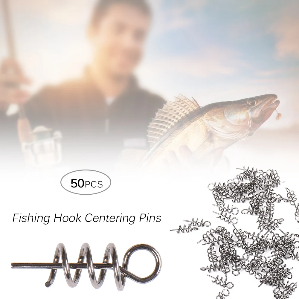 Lixada 50PCS Fishing Hook Centering Pins Spiral Fishing Fixed Latch Needle Spring Twist Lock For Soft Lure Fishing Accessories
Lixada 50PCS Fishing Hook Centering Pins Spiral Fishing Fixed Latch Needle Spring Twist Lock For Soft Lure Fishing Accessories