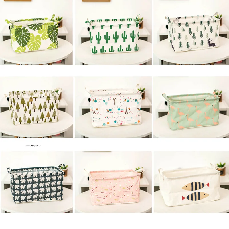 Fresh Folding Desktop Storage Basket Plant Pattern Toy Stationery Cosmetic Jewelry Sundries Holder Desktop Cotton Storage Basket
Fresh Folding Desktop Storage Basket Plant Pattern Toy Stationery Cosmetic Jewelry Sundries Holder Desktop Cotton Storage Basket