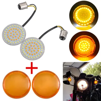 1XPair Premium 1157 LED Turn Signal&Driving Light With Amber Lens Fits For Harley Sposter Dyna Softail Motorcycles 11-17
1XPair Premium 1157 LED Turn Signal&Driving Light With Amber Lens Fits For Harley Sposter Dyna Softail Motorcycles 11-17