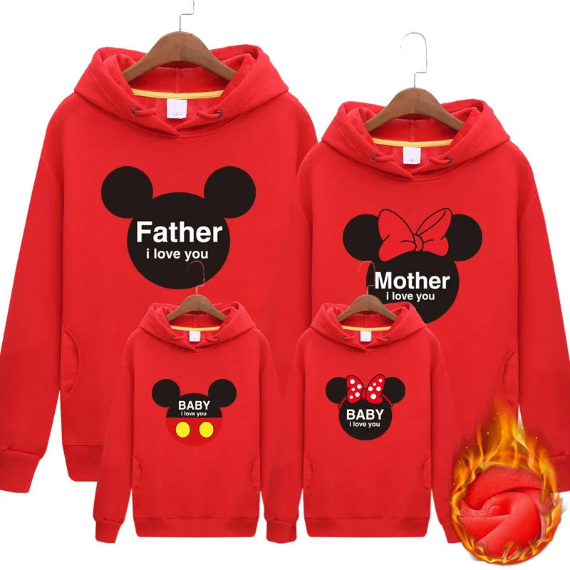 Family Clothes Mother Father Kids Autumn Minnie Long Sleeve Hoodie Sweatshirt Mickey Cartoon Mous Printed Cotton Warm Pullover
Family Clothes Mother Father Kids Autumn Minnie Long Sleeve Hoodie Sweatshirt Mickey Cartoon Mous Printed Cotton Warm Pullover