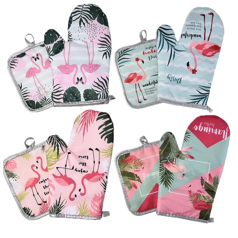 Flamingo Pattern Microwave Gloves Insulated Pad Cotton Linen Pad High Temperature Resistant Oven Gloves Pot Holder Kitchen Tool
Flamingo Pattern Microwave Gloves Insulated Pad Cotton Linen Pad High Temperature Resistant Oven Gloves Pot Holder Kitchen Tool