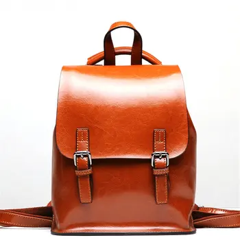 Kajie Vintage Wax Oil Women Backpack High Quality Cowhide Leather Backpacks For Teenage Girls Female School Shoulder Bag Bagpack
Kajie Vintage Wax Oil Women Backpack High Quality Cowhide Leather Backpacks For Teenage Girls Female School Shoulder Bag Bagpack
