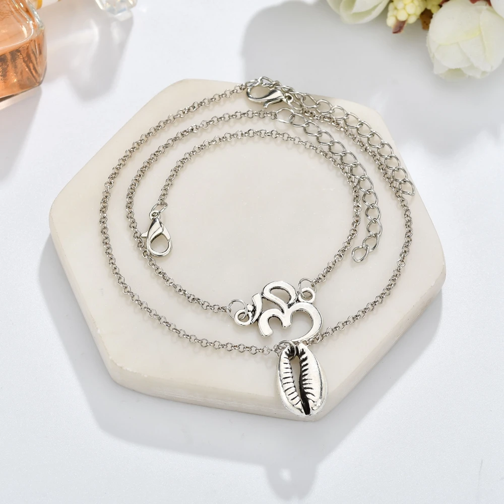 GEREIT 2019 Hot Sale Silver Color 2pc/Set Allah Pendant Bracelets Anklets For Women Girls Summer Beach Barefoot Anklets Female
GEREIT 2019 Hot Sale Silver Color 2pc/Set Allah Pendant Bracelets Anklets For Women Girls Summer Beach Barefoot Anklets Female