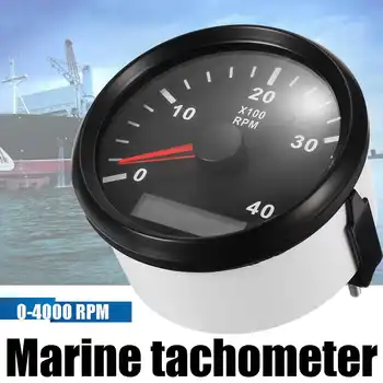 12/24V 0-4000 Boat RPM 85m Marine Boat Tachometer Gauge LCD Meter Tacho Hourmeter Boat RPM White Black With Cable
12/24V 0-4000 Boat RPM 85m Marine Boat Tachometer Gauge LCD Meter Tacho Hourmeter Boat RPM White Black With Cable