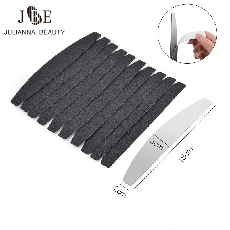 1pcs Metal Plate With 10pcs Disposable Replacement Sand Paper Black Nail Files Double Sided Sanding Nail File Set Manicure Tools
1pcs Metal Plate With 10pcs Disposable Replacement Sand Paper Black Nail Files Double Sided Sanding Nail File Set Manicure Tools