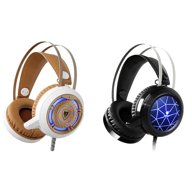 Gaming Headset Surround Stereo Headphone Noise Cancelling Over Ear With Microphone For Computer Gaming With Cool Light Effect
Gaming Headset Surround Stereo Headphone Noise Cancelling Over Ear With Microphone For Computer Gaming With Cool Light Effect