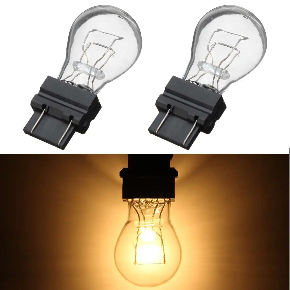 2pcs Universal 3157 Bright Light Bulbs Taillight Brake Lights Reverse Rear Stop Turn Signal Lamp for Car/Truck/Motorbike
2pcs Universal 3157 Bright Light Bulbs Taillight Brake Lights Reverse Rear Stop Turn Signal Lamp for Car/Truck/Motorbike