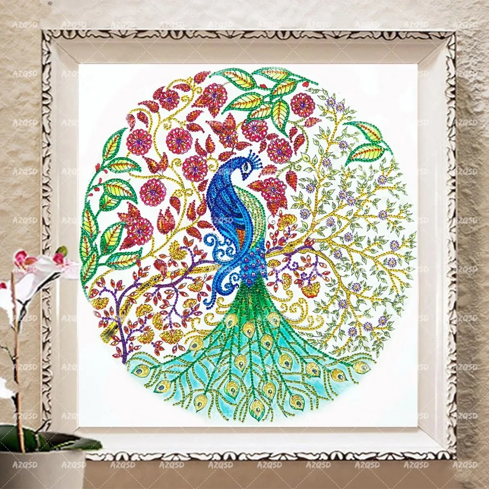 AZQSD Diamond Painting Animal Needlework Diamond Mosaic Peacock Picture Of Rhinestones Wall Art Special Shaped Home Decor
AZQSD Diamond Painting Animal Needlework Diamond Mosaic Peacock Picture Of Rhinestones Wall Art Special Shaped Home Decor