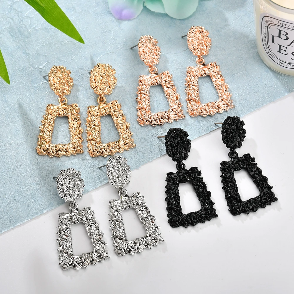 MESTILO Hottest Selling ZA Statement Earrings For Women Gold Silver Multi Color Geometric Metal Drop Earring 2019 Trendy Jewelry
MESTILO Hottest Selling ZA Statement Earrings For Women Gold Silver Multi Color Geometric Metal Drop Earring 2019 Trendy Jewelry