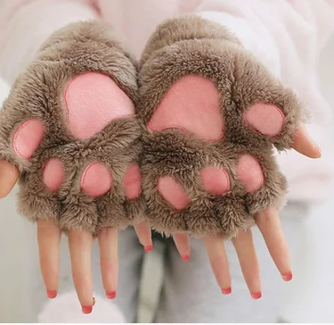 Mitten Soft Full Finger Gloves Fashion Winter Warmer adults boy Girl Cat Fingerless Hand Cute Cat Claw Paw Plush Gloves
Mitten Soft Full Finger Gloves Fashion Winter Warmer adults boy Girl Cat Fingerless Hand Cute Cat Claw Paw Plush Gloves