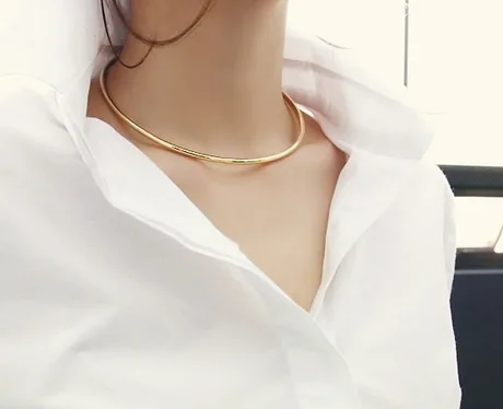 KingDeng Necklace Gold Circle Gothic Women Necklaces Choker Wild Fashion Silver Simple Torques Trendy Copper Alloy Round Jewelry
KingDeng Necklace Gold Circle Gothic Women Necklaces Choker Wild Fashion Silver Simple Torques Trendy Copper Alloy Round Jewelry
