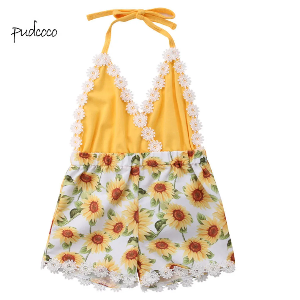 Pudcoco Brand New Toddler Kids Baby Girls Lace Sunflower Romper Sunsuit Summer Outfits Set
Pudcoco Brand New Toddler Kids Baby Girls Lace Sunflower Romper Sunsuit Summer Outfits Set