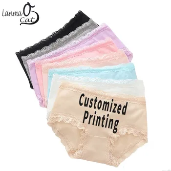 Lanmaocat Panties For Women Cotton Briefs Customized Logo Text Printing Cotton Briefs Women Plus Size Lace Panties Free Shipping
Lanmaocat Panties For Women Cotton Briefs Customized Logo Text Printing Cotton Briefs Women Plus Size Lace Panties Free Shipping