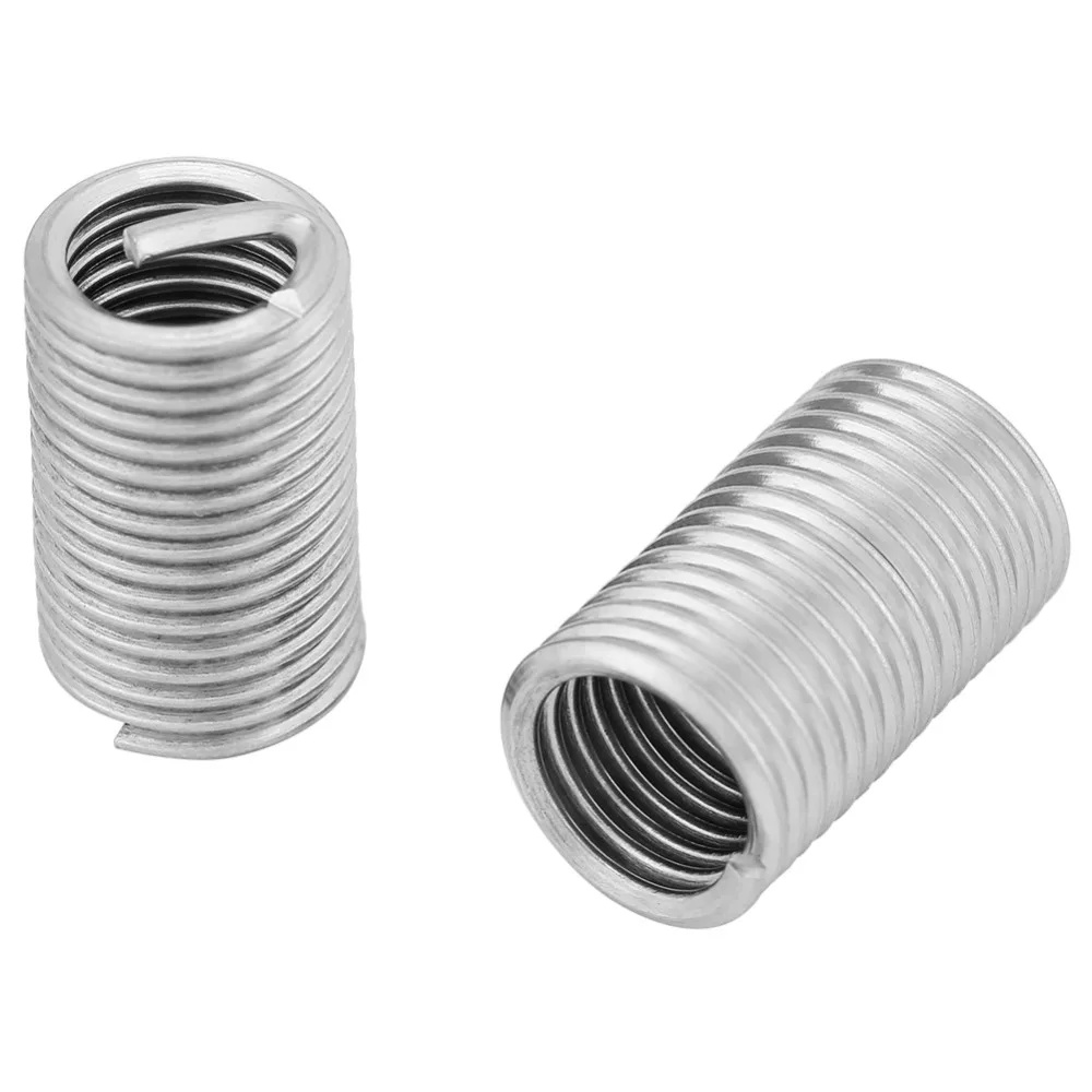 10Pcs Stainless Steel Wire Thread Insert helical screw Wire Sleeve Inserts Thread Repair Kit Fastener M8x1.25x3 ferreteria
10Pcs Stainless Steel Wire Thread Insert helical screw Wire Sleeve Inserts Thread Repair Kit Fastener M8x1.25x3 ferreteria