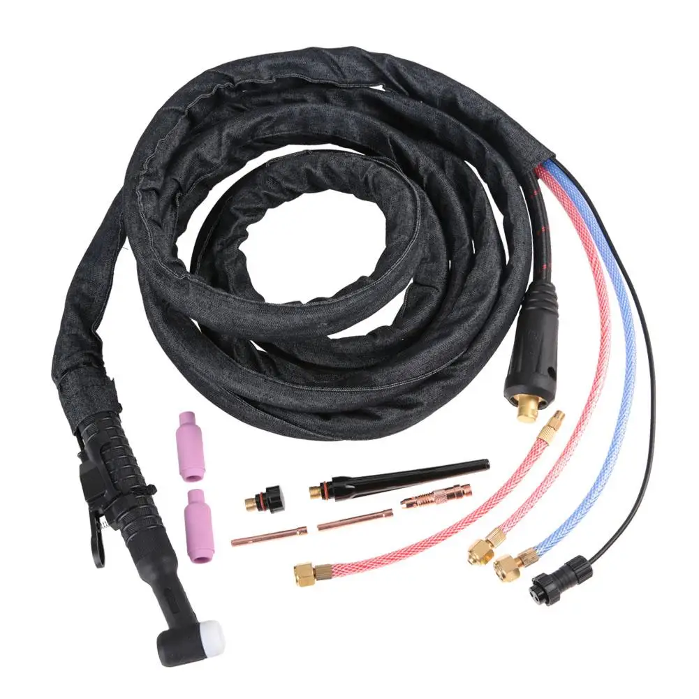 WP18 Tig Agon Arc Welding Torch Head Water Cooled DKJ35-50 Cable 4M/8M Cable Connector
WP18 Tig Agon Arc Welding Torch Head Water Cooled DKJ35-50 Cable 4M/8M Cable Connector