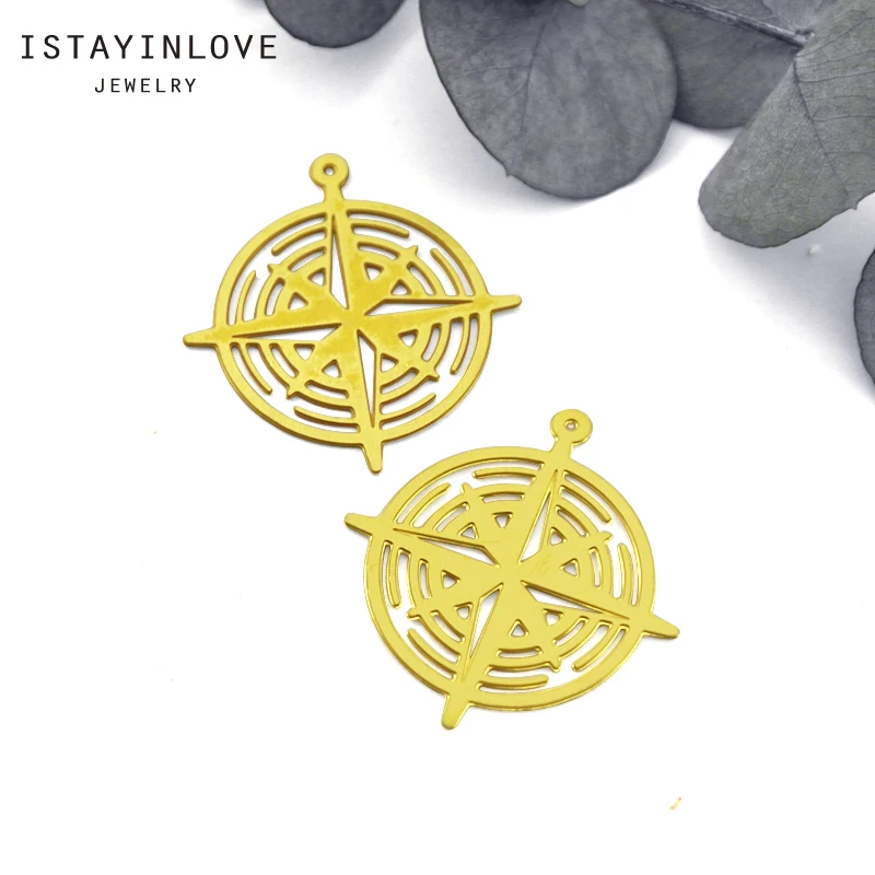 Handmade Jewelry Making Supplies Pendant Cut Metal Raw Brass Compass Charm For DIY Necklace Earring Brooch RD105 8
Handmade Jewelry Making Supplies Pendant Cut Metal Raw Brass Compass Charm For DIY Necklace Earring Brooch RD105 8