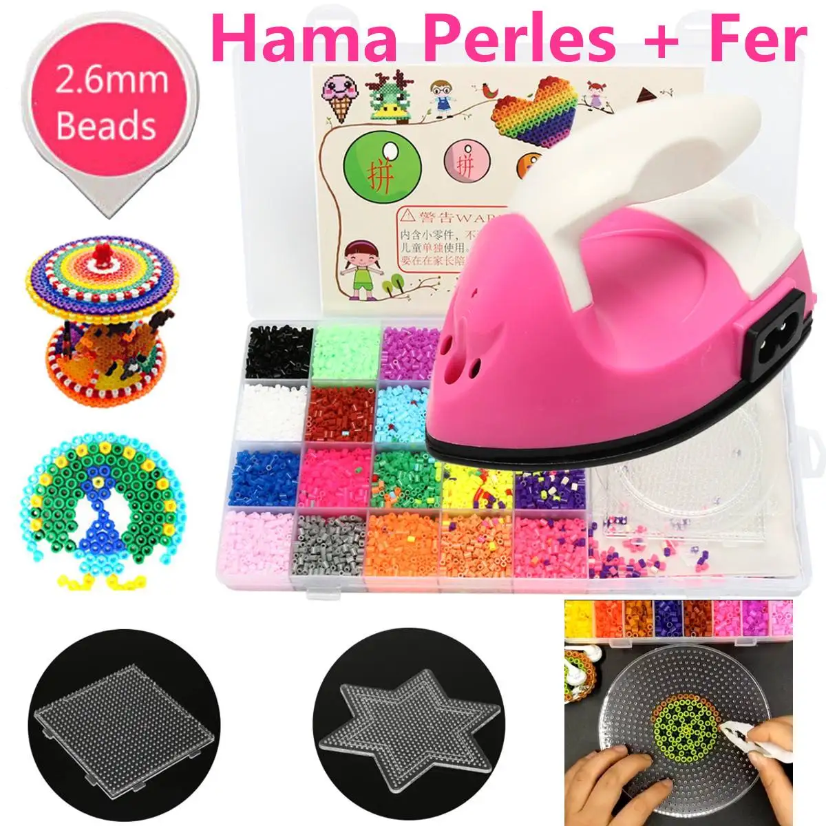 Handheld Electric Steam Iron Children DIY For Water Sticky Solid Beads Jigsaw Beadbond Toys Heater Ironing Steam Mini Ironing
Handheld Electric Steam Iron Children DIY For Water Sticky Solid Beads Jigsaw Beadbond Toys Heater Ironing Steam Mini Ironing