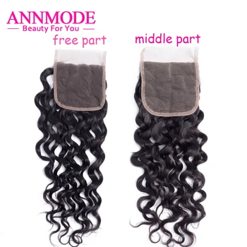 Annmode Human Hair Lace Closure Malaysian Water Wave Non Remy Hair Natural Color 100% Human Hair Middle/Free Part 4''x 4''
Annmode Human Hair Lace Closure Malaysian Water Wave Non Remy Hair Natural Color 100% Human Hair Middle/Free Part 4''x 4''