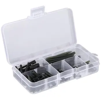 100pcs Terminal Carp Safety Lead Clips with Pins Ocean Fishing Tail Rubber Tubes Anti Hook Sleeves Fishing Tackle Combination
100pcs Terminal Carp Safety Lead Clips with Pins Ocean Fishing Tail Rubber Tubes Anti Hook Sleeves Fishing Tackle Combination