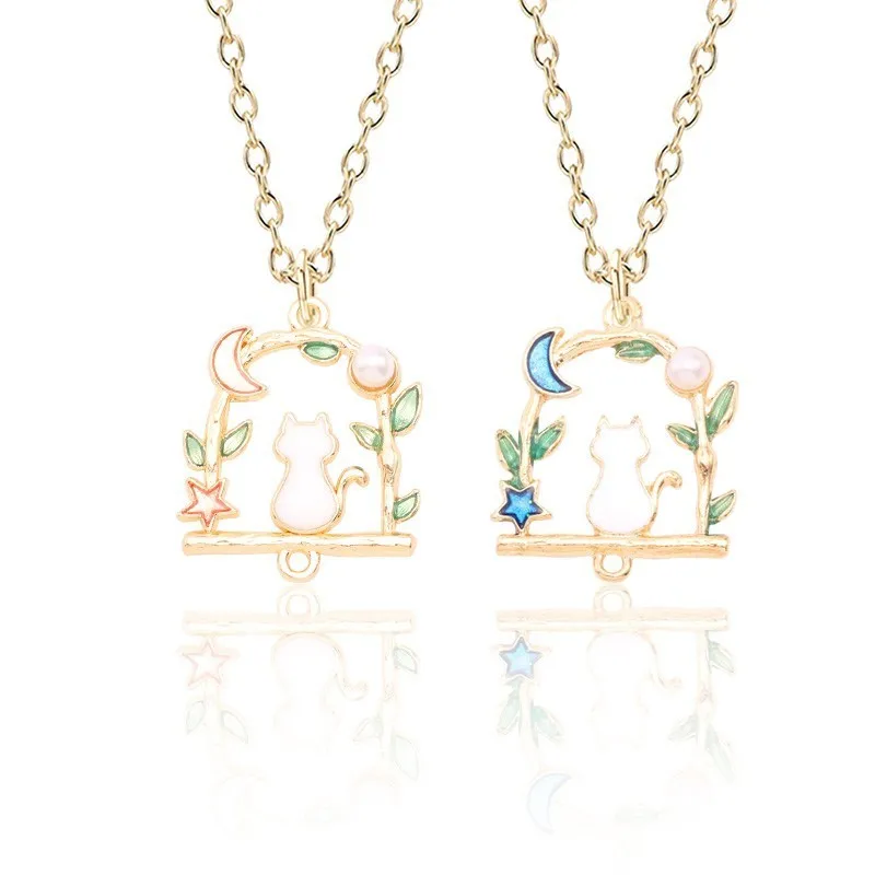 Diy Cartoon Moon Rabbit Charm Necklace Women Jewelry Lovely Gold Metal Enamel Colorful Frame Animal Pendants Necklaces Colar
Diy Cartoon Moon Rabbit Charm Necklace Women Jewelry Lovely Gold Metal Enamel Colorful Frame Animal Pendants Necklaces Colar
