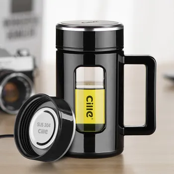 Household items, couple gifts, commercial office glass, double layer, large capacity, portable tea cup, separated tea
Household items, couple gifts, commercial office glass, double layer, large capacity, portable tea cup, separated tea