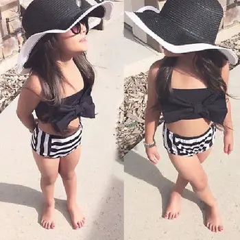 2019 Baby Kids Girl Bikini Set Swimwear Striped Swimming Bathing Suit Swimsuit 2Pieces Sets 2-7 Years
2019 Baby Kids Girl Bikini Set Swimwear Striped Swimming Bathing Suit Swimsuit 2Pieces Sets 2-7 Years