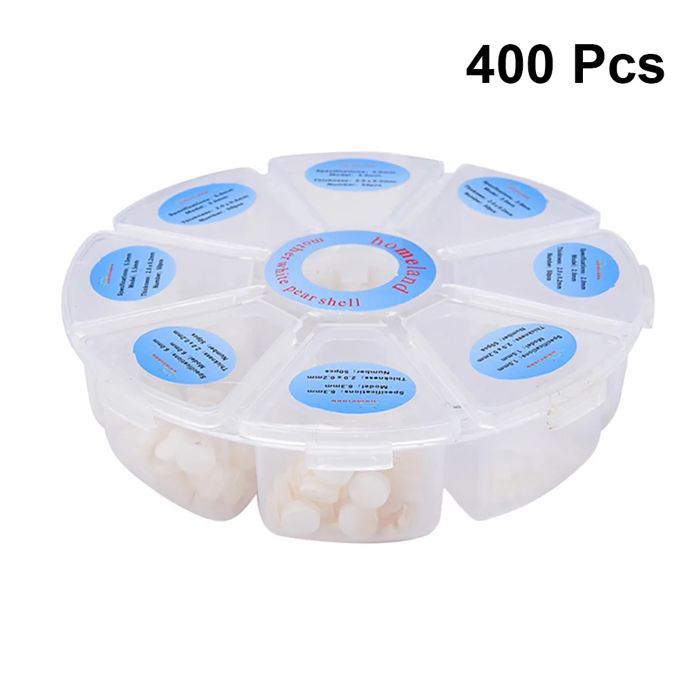 400PCS Abalone Pearl Shell Fingerboard Dots for Guitar Accessories Ukulele Bass (White)
400PCS Abalone Pearl Shell Fingerboard Dots for Guitar Accessories Ukulele Bass (White)