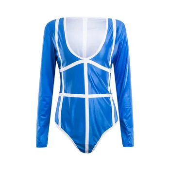 New Trendy Women clothes Bandage V-neck sleeveless Geometry Bodysuit slim casual Polyester Tops one pieces
New Trendy Women clothes Bandage V-neck sleeveless Geometry Bodysuit slim casual Polyester Tops one pieces