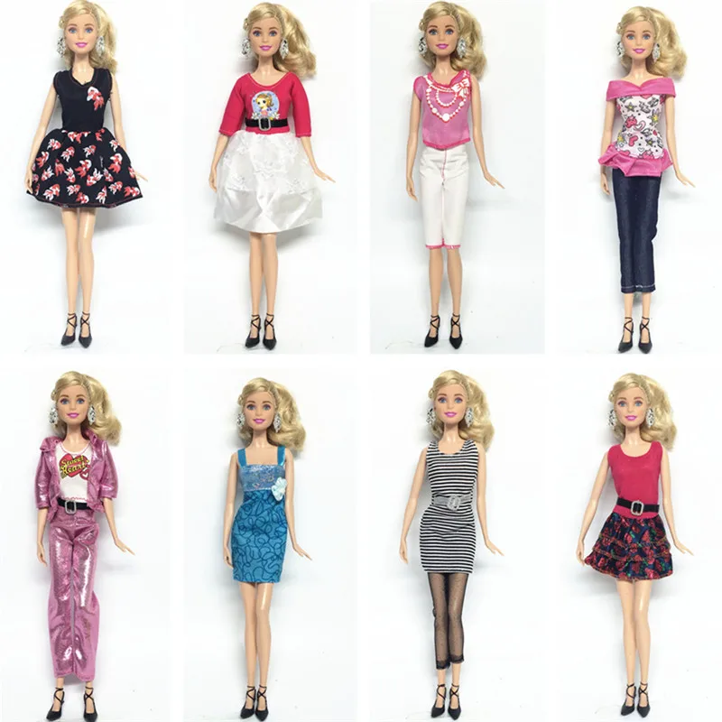 Fashion Outfit Short Dress Cartoon Cute Pattern Handmade T-shirt Leggings Trousers Accessories Clothes For 30cm Doll Toy
Fashion Outfit Short Dress Cartoon Cute Pattern Handmade T-shirt Leggings Trousers Accessories Clothes For 30cm Doll Toy