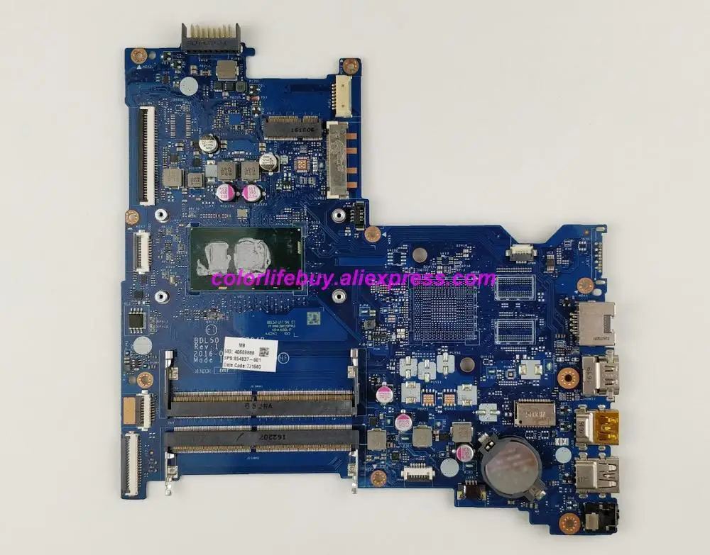 Оригинальная материнская плата для ноутбука 854937-601 854937-001 UMA w i5-6200U CPU BDL50 LA-D704P для HP 15-AY Series 15T-AY000, ноутбука, ПК
Оригинальная материнская плата для ноутбука 854937-601 854937-001 UMA w i5-6200U CPU BDL50 LA-D704P для HP 15-AY Series 15T-AY000, ноутбука, ПК