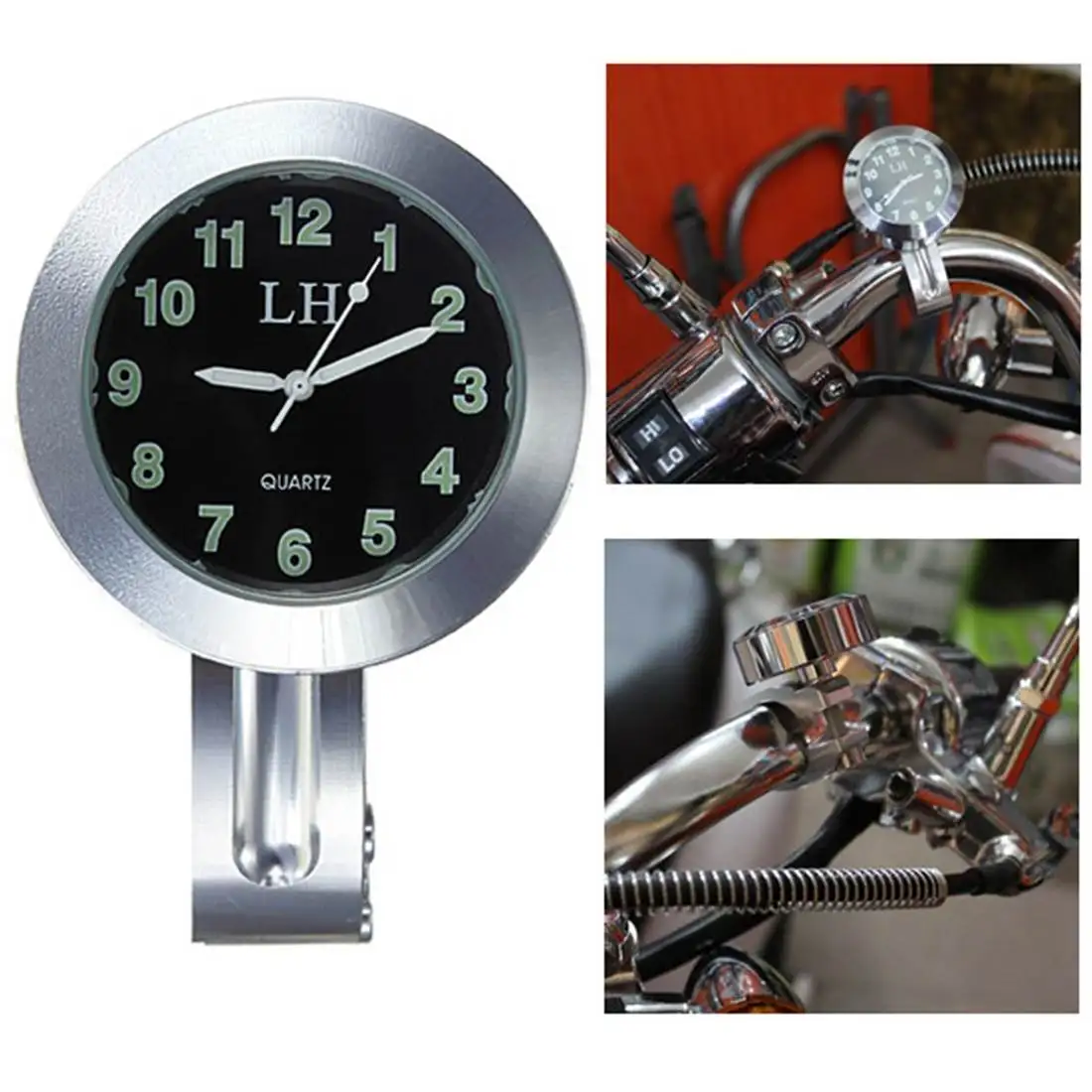 Universal Waterproof Motorcycle Motor Bike Handlebar Mount Clock for Harley-Davidson for Honda
Universal Waterproof Motorcycle Motor Bike Handlebar Mount Clock for Harley-Davidson for Honda