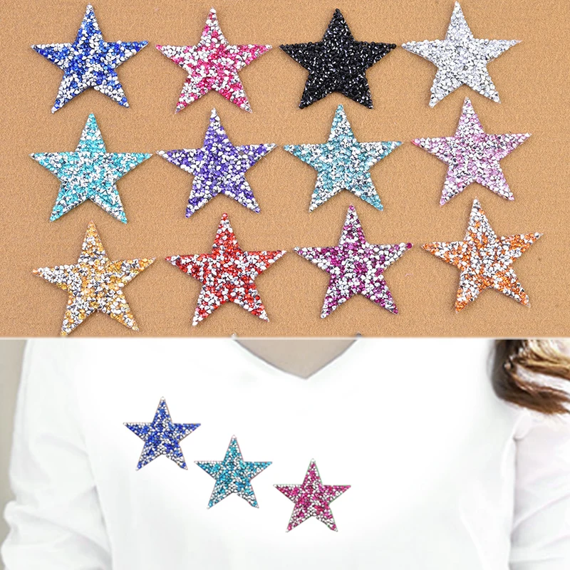 Fashion 1 PC Clothes Pentagram Star Crystal Banner Patch Sticker Adhesive Popular Accessories Hot Drilling Shining Fashion
Fashion 1 PC Clothes Pentagram Star Crystal Banner Patch Sticker Adhesive Popular Accessories Hot Drilling Shining Fashion