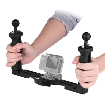 Diving Handle Bracket Dual Handheld Stabilizer Portable Balancer Holder for GoPro 6/5/4/3+/3 SJCAM SJ4000/5000/6000 Yi & Camera
Diving Handle Bracket Dual Handheld Stabilizer Portable Balancer Holder for GoPro 6/5/4/3+/3 SJCAM SJ4000/5000/6000 Yi & Camera