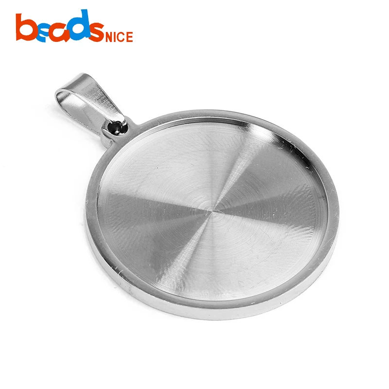 Beadsnice ID38405smt17 25mm Stainless Steel Pendant Tray Blank Bezel Settings Cabochon Base with a Bail for DIY Jewelry Making
Beadsnice ID38405smt17 25mm Stainless Steel Pendant Tray Blank Bezel Settings Cabochon Base with a Bail for DIY Jewelry Making