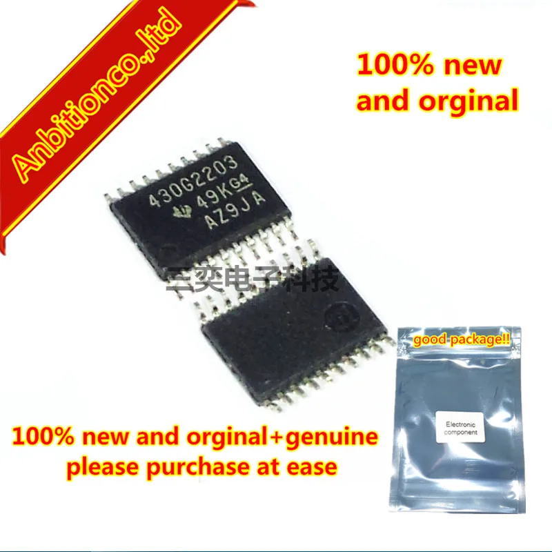 10pcs 100% new and orginal MSP430G2203IPW20R MSP430G2203IPW28R TSSOP20 MIXED SIGNAL MICROCONTROLLER in stock
10pcs 100% new and orginal MSP430G2203IPW20R MSP430G2203IPW28R TSSOP20 MIXED SIGNAL MICROCONTROLLER in stock