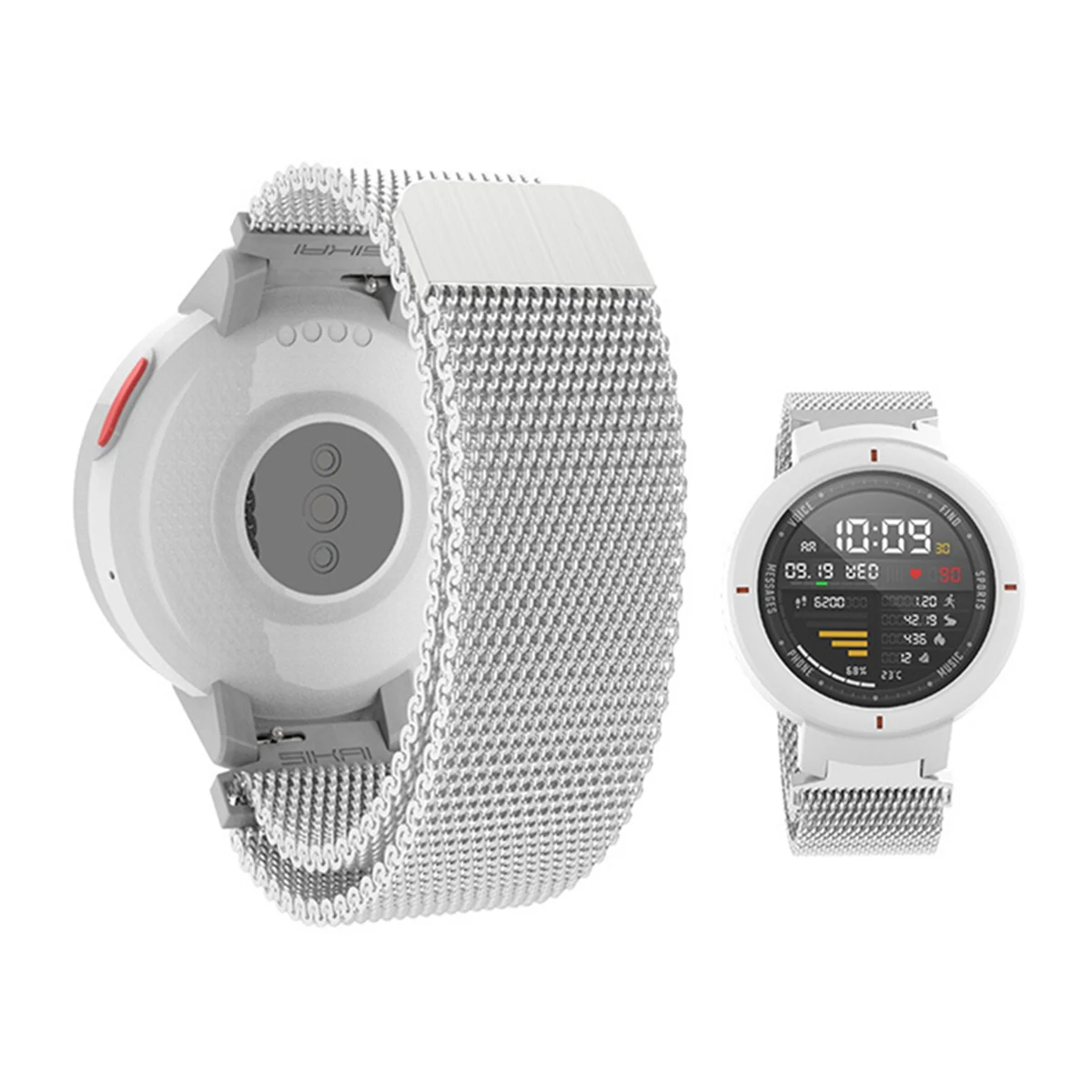 Soonhua Metal Mesh Milanese Loop Band Replacement Magnetic Adsorption Watch Strap For Xiaomi Huami Amazfit Verge 3
Soonhua Metal Mesh Milanese Loop Band Replacement Magnetic Adsorption Watch Strap For Xiaomi Huami Amazfit Verge 3