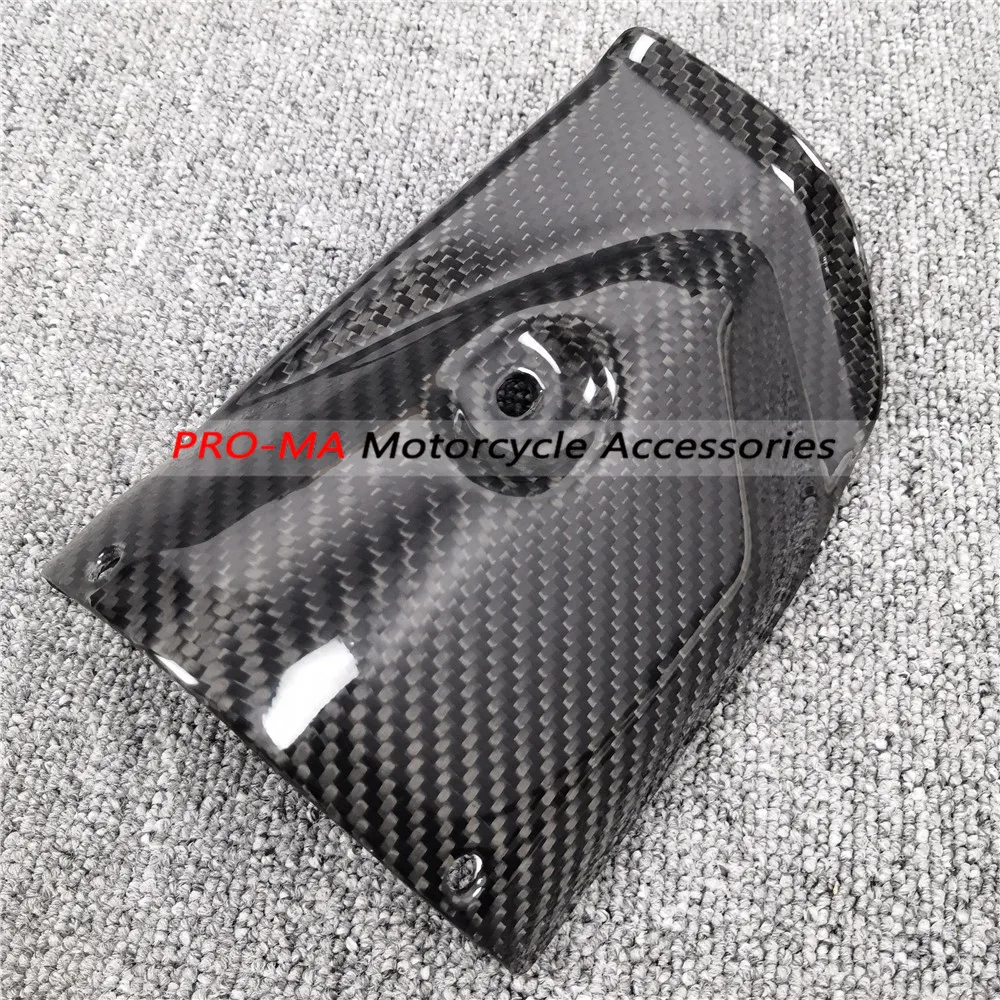 

Motorcycle Heat Shield Exhaust (heat foil inside) in Carbon fiber for YAMAHA R6 2017+ Twill