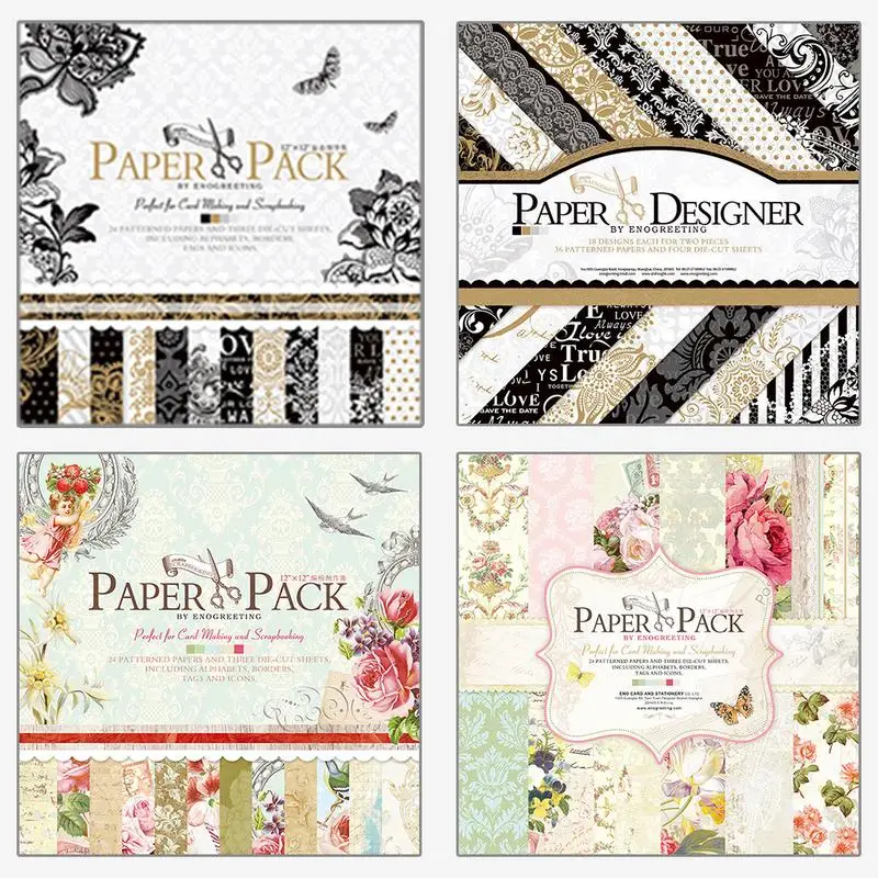 24Pcs/Set Colorful Flower Pattern Novelty Papercraft Art Scrapbook Paper Handmade Craft Paper Background Pad 30.5*30.5cm #CW
24Pcs/Set Colorful Flower Pattern Novelty Papercraft Art Scrapbook Paper Handmade Craft Paper Background Pad 30.5*30.5cm #CW