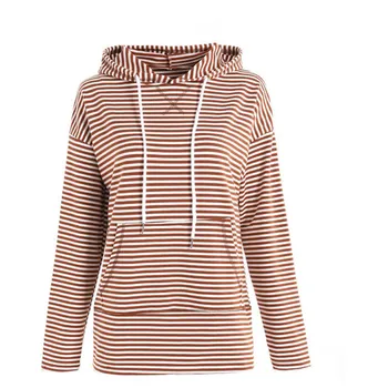 Casual Long Style Hoodies Women Long Sleeve Hooded Pullover Tops Sweatshirt Ladies Striped Jumpers Sweatshirts Tracksuit
Casual Long Style Hoodies Women Long Sleeve Hooded Pullover Tops Sweatshirt Ladies Striped Jumpers Sweatshirts Tracksuit