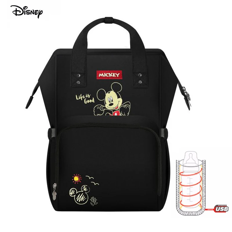 Многофункциональная сумка для мамы Disney вместительный дорожный рюкзак на двойном
