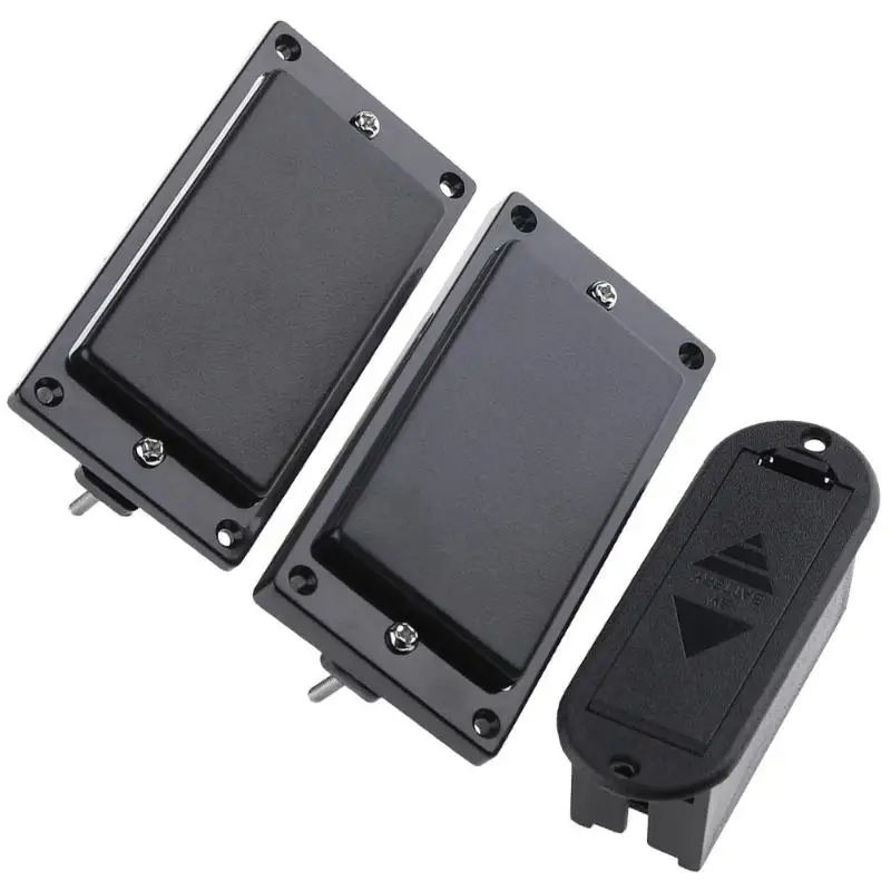 2pcs Black Closed Type Active Double Coil Humbucker Pickups Set Bridge Pickup and Neck Pickups Set for Electric Guitar Parts
2pcs Black Closed Type Active Double Coil Humbucker Pickups Set Bridge Pickup and Neck Pickups Set for Electric Guitar Parts