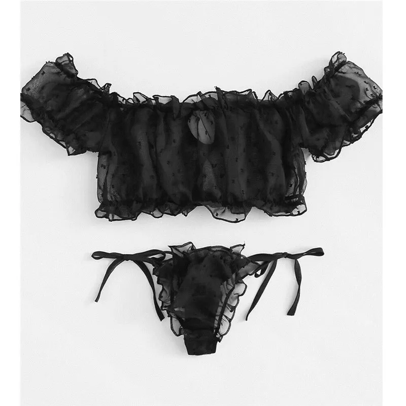 New Women Sexy See-through Pajama Sets Floral Printing Babydoll Lace Bra Set G-string Panty Underwear Nightwear Glamour
New Women Sexy See-through Pajama Sets Floral Printing Babydoll Lace Bra Set G-string Panty Underwear Nightwear Glamour