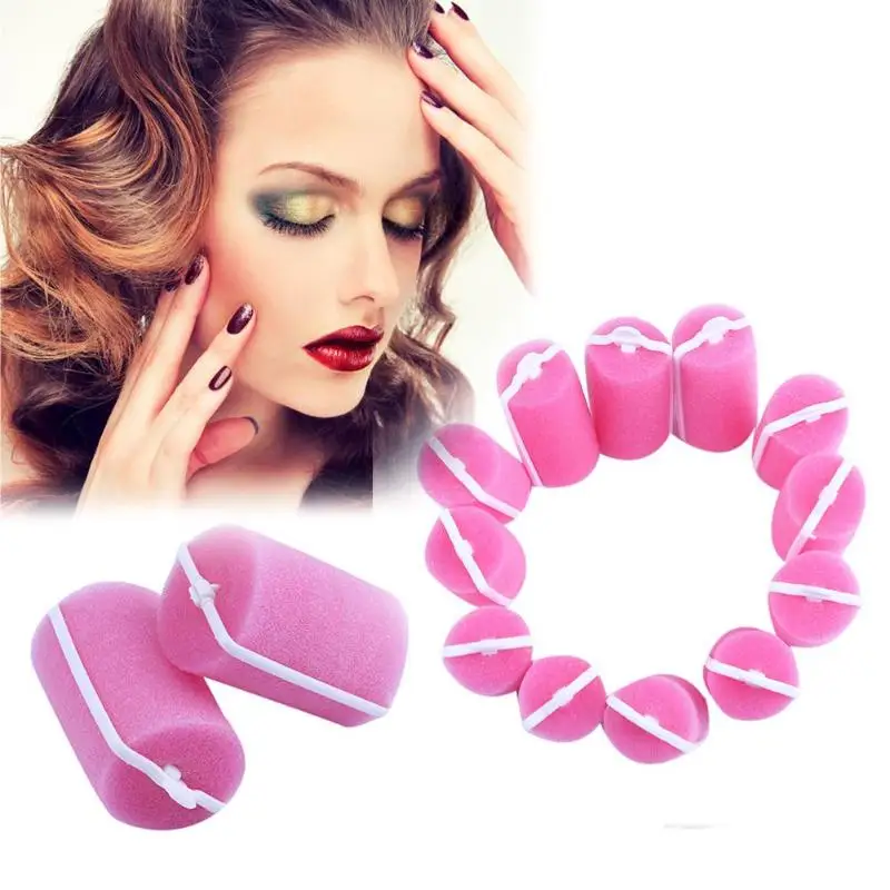 12Pcs Pink Buckle Soft Sponge Foam Hair Curler Roller Easy Hairdressing Hairstyling Twist Curlring Styling Salon Barber Tools
12Pcs Pink Buckle Soft Sponge Foam Hair Curler Roller Easy Hairdressing Hairstyling Twist Curlring Styling Salon Barber Tools