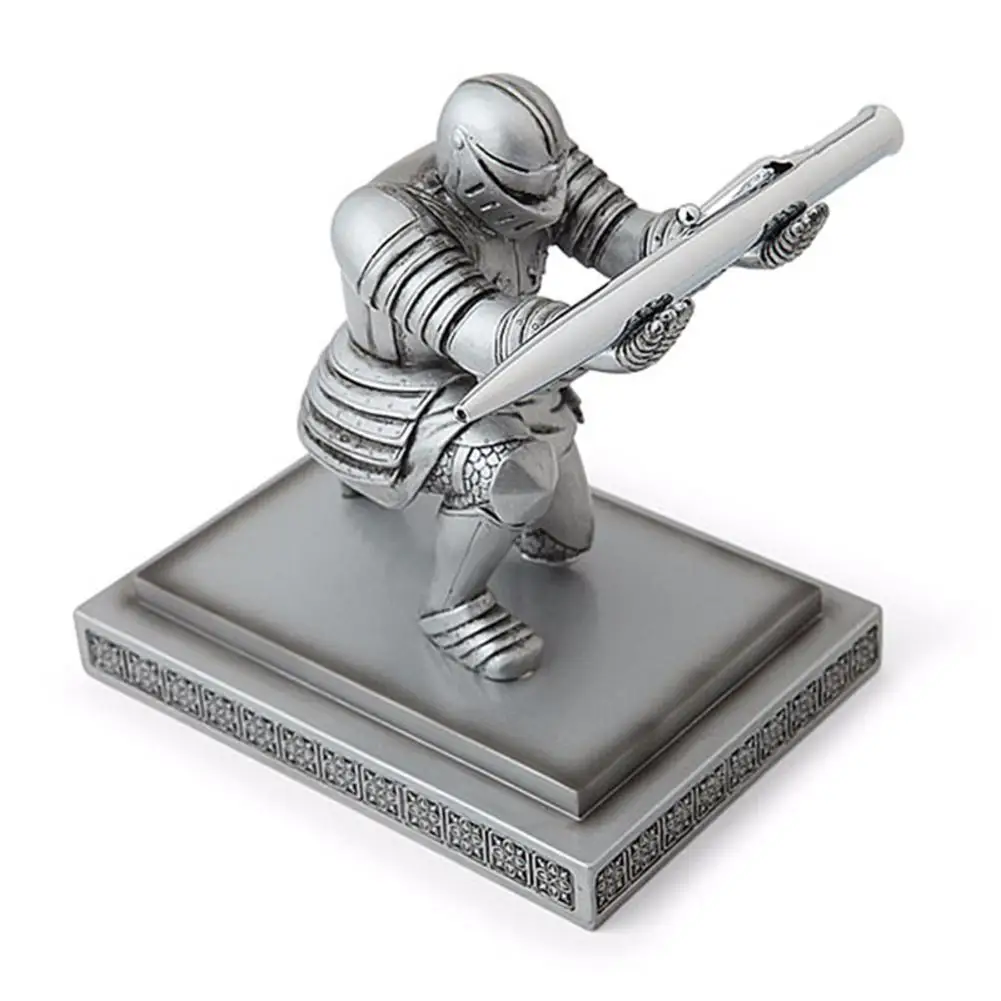 Resin Soldier Executive Knight Shaped Pen Holder Personalized Desktop Accessories Decorative Pen Stand Home Office Supplies
Resin Soldier Executive Knight Shaped Pen Holder Personalized Desktop Accessories Decorative Pen Stand Home Office Supplies