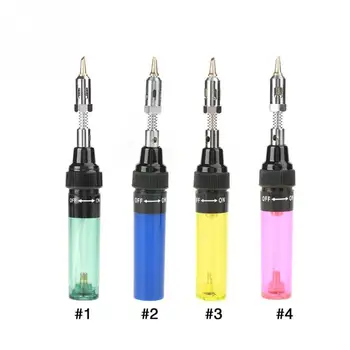 Cordless Butane Gas Blow Torch Soldering Iron Gun Welding Pen Tool 1300 Degree Green Blue Yellow Red Optional Wholesale
Cordless Butane Gas Blow Torch Soldering Iron Gun Welding Pen Tool 1300 Degree Green Blue Yellow Red Optional Wholesale