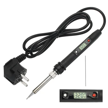 EU/AU Plug 80W LCD Digital Electric Soldering Irons 220V Thermostat Adjustable Lead Free Electric Soldering Iron Mini Soldering
EU/AU Plug 80W LCD Digital Electric Soldering Irons 220V Thermostat Adjustable Lead Free Electric Soldering Iron Mini Soldering