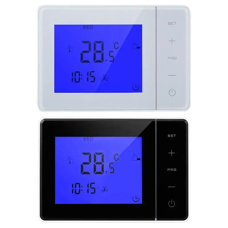 AC220V Programmable Thermostat LCD Electric Heating Temperature Controller Gas Boiler Heating Thermostat Temperature Regulator
AC220V Programmable Thermostat LCD Electric Heating Temperature Controller Gas Boiler Heating Thermostat Temperature Regulator