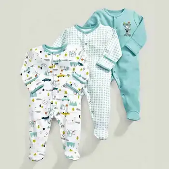 Spring and autumn models ice blue squirrel pattern cotton long-sleeved baby onesies robes romper 3 sets 50cm(White & Light Gre
Spring and autumn models ice blue squirrel pattern cotton long-sleeved baby onesies robes romper 3 sets 50cm(White & Light Gre