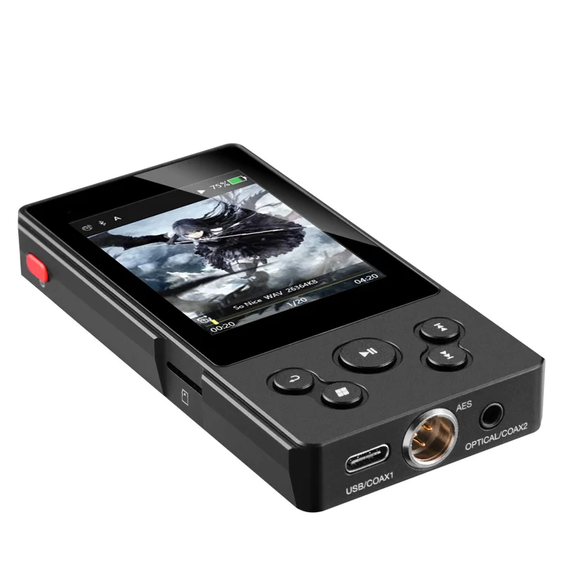 

XDuoo X10T II Professional Digital Turntable Music Player DSD MP3 Player HD Lossless 32bits/384KHz APT-X supports 256GB of memor